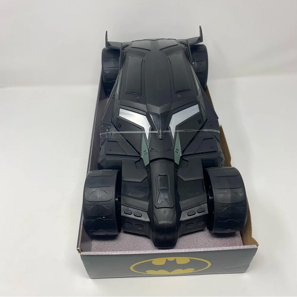 Spin Master DC Comics Matte Black Batman‎ Batmobile 12 inch NEW